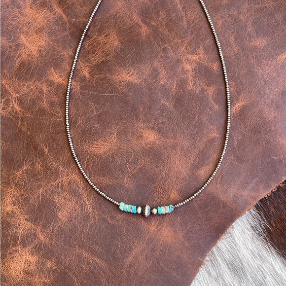 Jewelry - Palomino Princess Necklace| genuine Navajo pearls | genuine turquoise